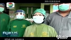 Hingga Senin pagi (28/12), jumlah pasien yang dirawat di tenda darurat halaman RSUD Nganjuk terdapat sembilan orang dengan status suspect Covid-19. Tenda darurat terpaksa didirikan, lantaran kapasitas ruang perawatan Covid-19 sudah penuh.