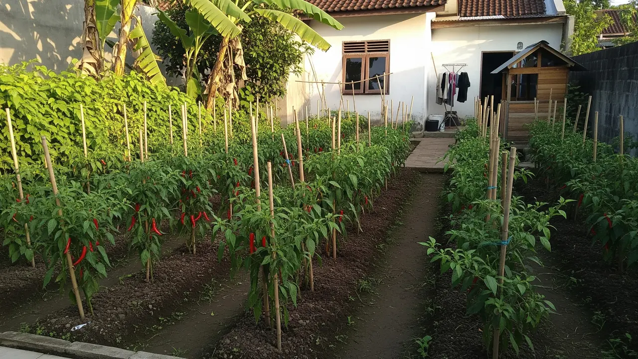 Ide Kebun Cabai Pakai Kompos Dapur yang Cocok untuk Pemula