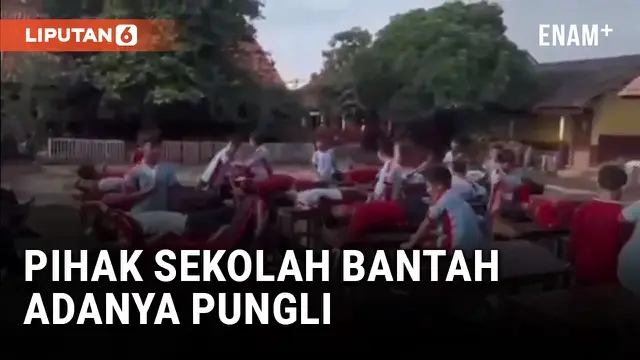 VIDEO: Viral Siswa SD di Karawang Praktek Renang di Halaman Sekolah