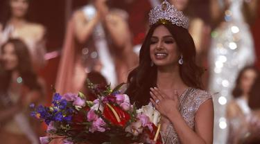 Harnaaz Sandhu, Wakil India Raih Mahkota Miss Universe 2021