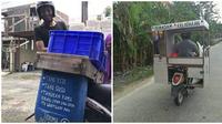 Tulisan Nyeleneh di Gerobak Sepeda dan Motor. (Sumber: Instagram/onecak/humor.indo)