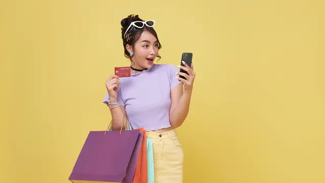 Ilustrasi Wanita Boros