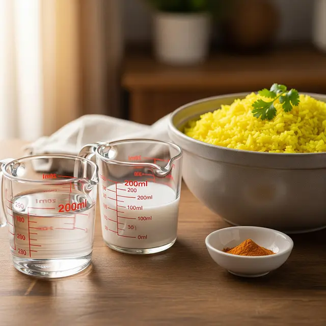 Membuat Nasi Kuning dengan Magic Com yang Pulen dan Wangi (Gemini AI)