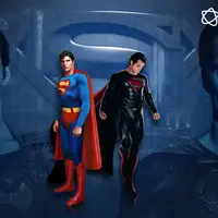 Yuk simak evolusi kostum Superman dari dulu hingga sekarang. (Digital Imaging: Muhammad Iqbal Nurfajri)