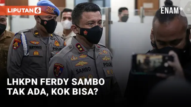LHKPN Ferdy Sambo Tidak Ada, KPK: Dokumennya Belum Lengkap