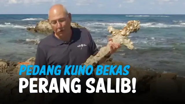 VIDEO: Penampakan Pedang Kuno 900 Tahun Bekas Perang Salib