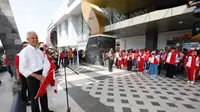 Dalam rangka digelarnya perhelatan Festival Olahraga Rekreasi Nasional (FORNAS) VII, Gubernur Jawa Tengah Ganjar Pranowo melepas 1.410 pegiat olahraga Jawa Tengah di Stadion Jatidiri, Kota Semarang pada Minggu (2/7) siang. (Ist)