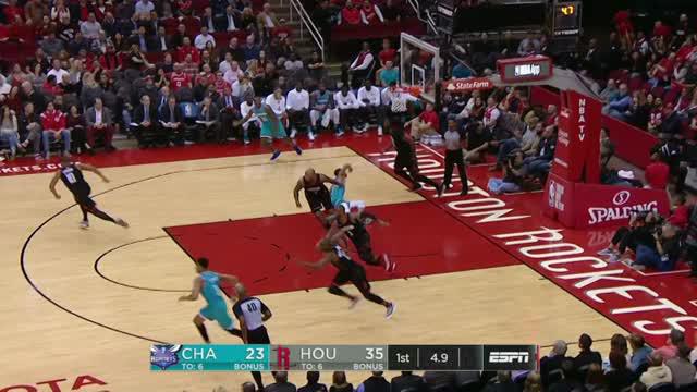 Chris Paul leads the Rockets to a 108-96 win over the Hornets with 31 points and 11 assists.