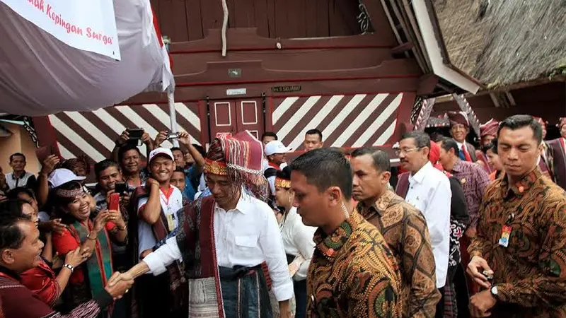 Jokowi Kunjungan Pulau Samosir