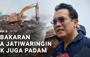 Kebakaran TPA Jatiwaringin Tak Juga Padam