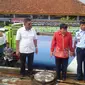 Lima tangki besar teronggok Rumah Penyimpanan Benda Sitaan Negara (Rupbasan) Kelas I Semarang. (Liputan6.com/Edhie Prayitno Ige)