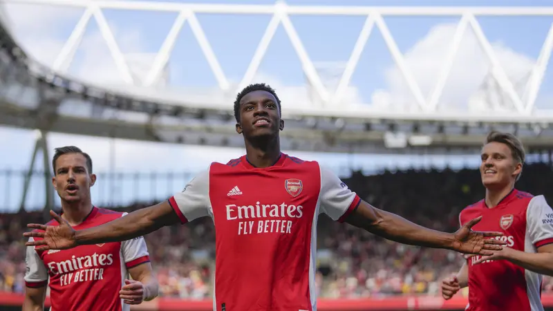 Eddie Nketiah - Arsenal - Liga Inggris - 8 Mei 2022