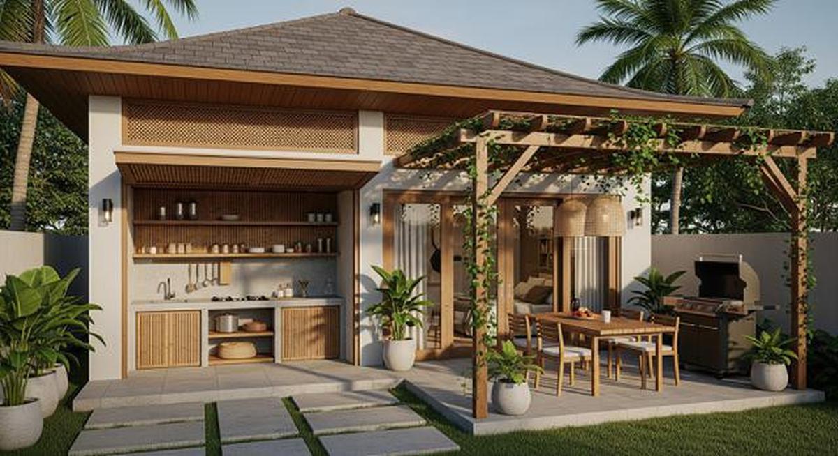 7 Model Rumah Mini Tapi Punya Dapur Terbuka dan Teras Belakang yang Cocok Buat BBQ