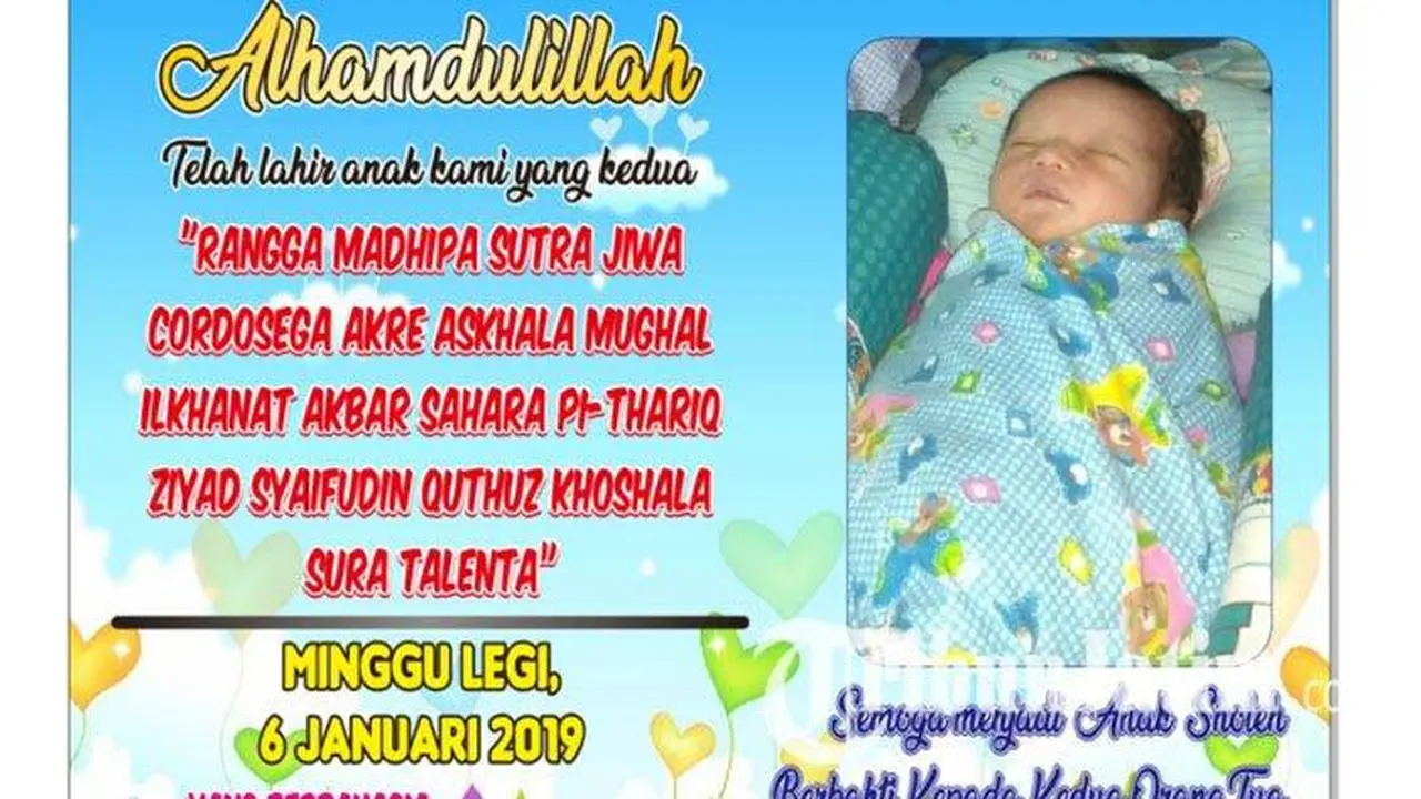 Nama Anak Sangat Panjang