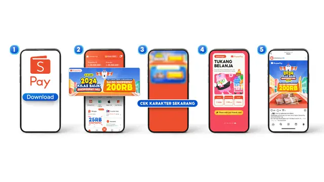 Lagi Viral Kilas Balik ShopeePay-mu, Buruan Cek Karaktermu dan Menangkan Saldo Rp200.000!