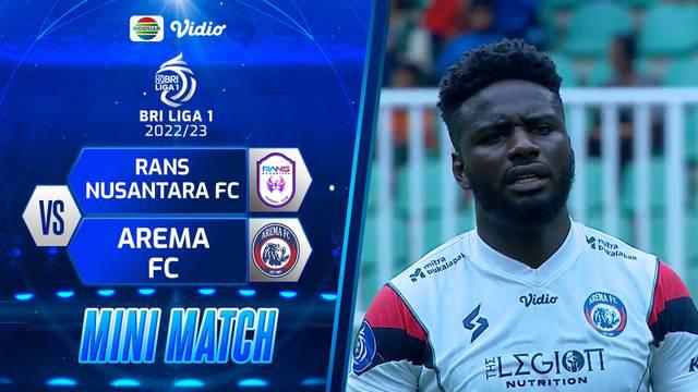 Berita video highlights pertandingan BRI Liga 1 2022/2023, antara RANS Nusantara FC melawan Arema FC, Rabu (8/2/23). RANS gagal meraih kemenangan setelah kalah tipis 1-2 dari Arema FC.