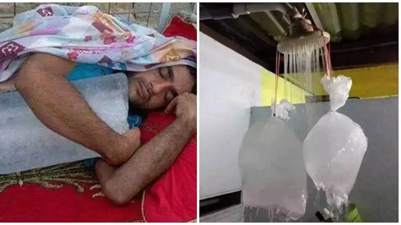 6 Potret Aksi Orang Melawan Hawa Panas Ini Kocak, Bikin Geleng Kepala