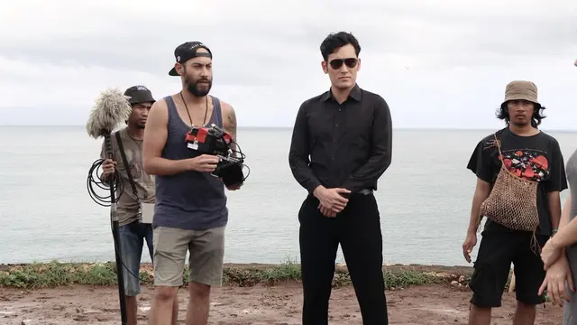 Suasana di lokasi syuting film Psykopat. (Foto: Elior Tesla Pictures/ R1 Pictures/ IMDb)