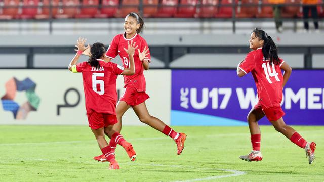 Foto: Sempat Cetak Gol Lewat Claudia Scheunemann, Timnas Indonesia Putri U-17 Kena Bantai Filipina