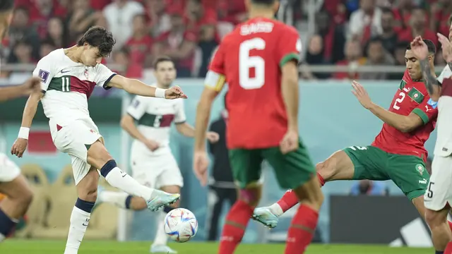 Foto: Portugal Gagal ke Semifinal Piala Dunia 2022 usai Disingkirkan Maroko, Cristiano Ronaldo pun Menangis