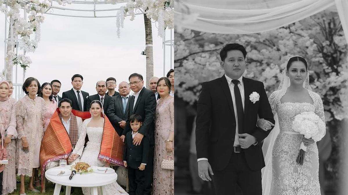 7 Potret Yunita Siregar Nikah Pakai Adat Batak, Pajang Foto Mendiang Ayah Ibu