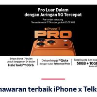 Deretan Promo Pre-Order iPhone 17 Series ala Telkomsel, Dapat Apa Saja?
