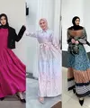 Saat mengenakan gamis, Ayana Moon kerap memadukannya dengan hijab segi empat warna senada dengan gamis-nya. Penampilannya dilengkapi pointed heels. [Foto: IG/xolovelyayana].