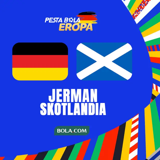 Sedang Berlangsung, Live Streaming Jerman Vs Skotlandia di Euro 2024 Piala Eropa