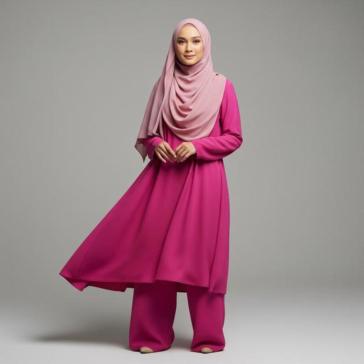 Baju Pink Fanta Cocok dengan Jilbab Warna Apa? Ini 7 Padu Padan yang Serasi