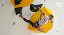 Lintang membuat kejutan di Kualifikasi Panjat Tebing Zona Asia atau IFSC Climbing Asian Qualifier 2023. (merdeka.com/Arie Basuki)