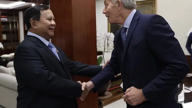 Pertemuan Prabowo dan Tony Blair