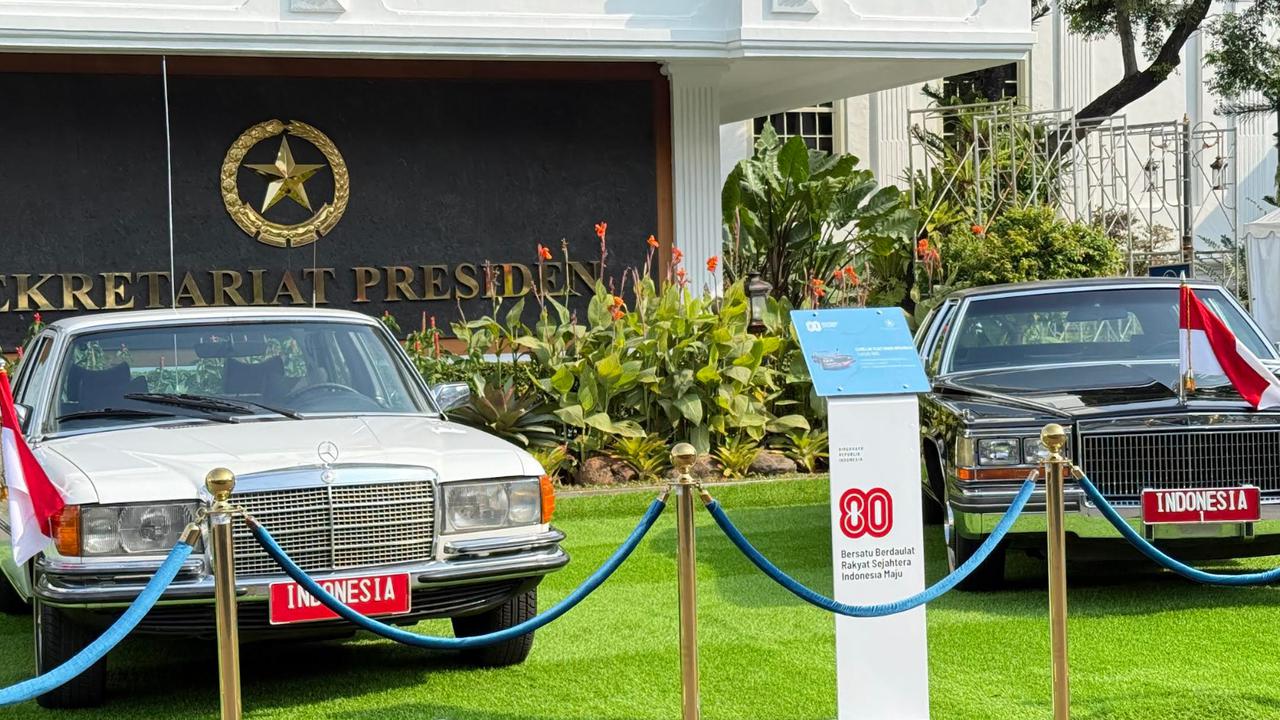 Istana Pajang Tiga Mobil Antik Mantan Presiden Sambut HUT ke-80 RI