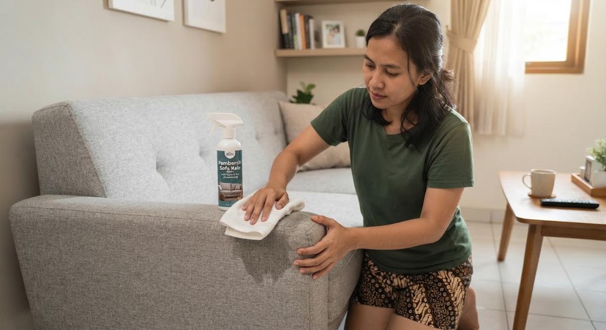 Cara Membersihkan Sofa Kain tanpa Membuatnya Lembap Terlalu Lama, Perhatikan Pengeringan