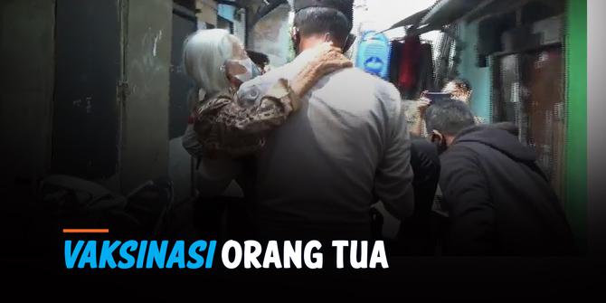 VIDEO: Evakuasi Manula Untuk Divaksin
