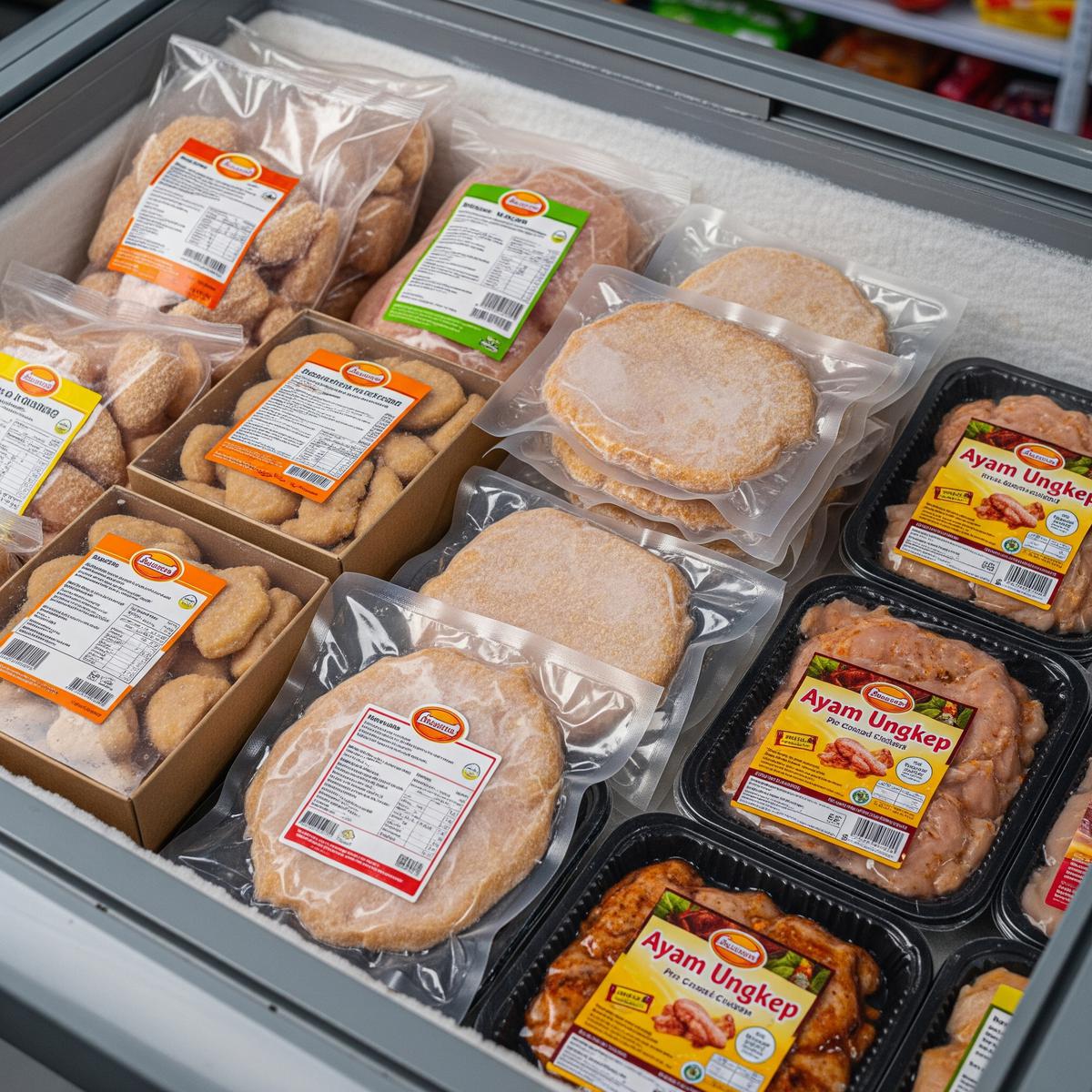 Ilustrasi Frozen Food