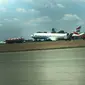 British Airways 'Terpeleset' Saat Mendarat di Johannesburg (Warren Mann/ ABC News)