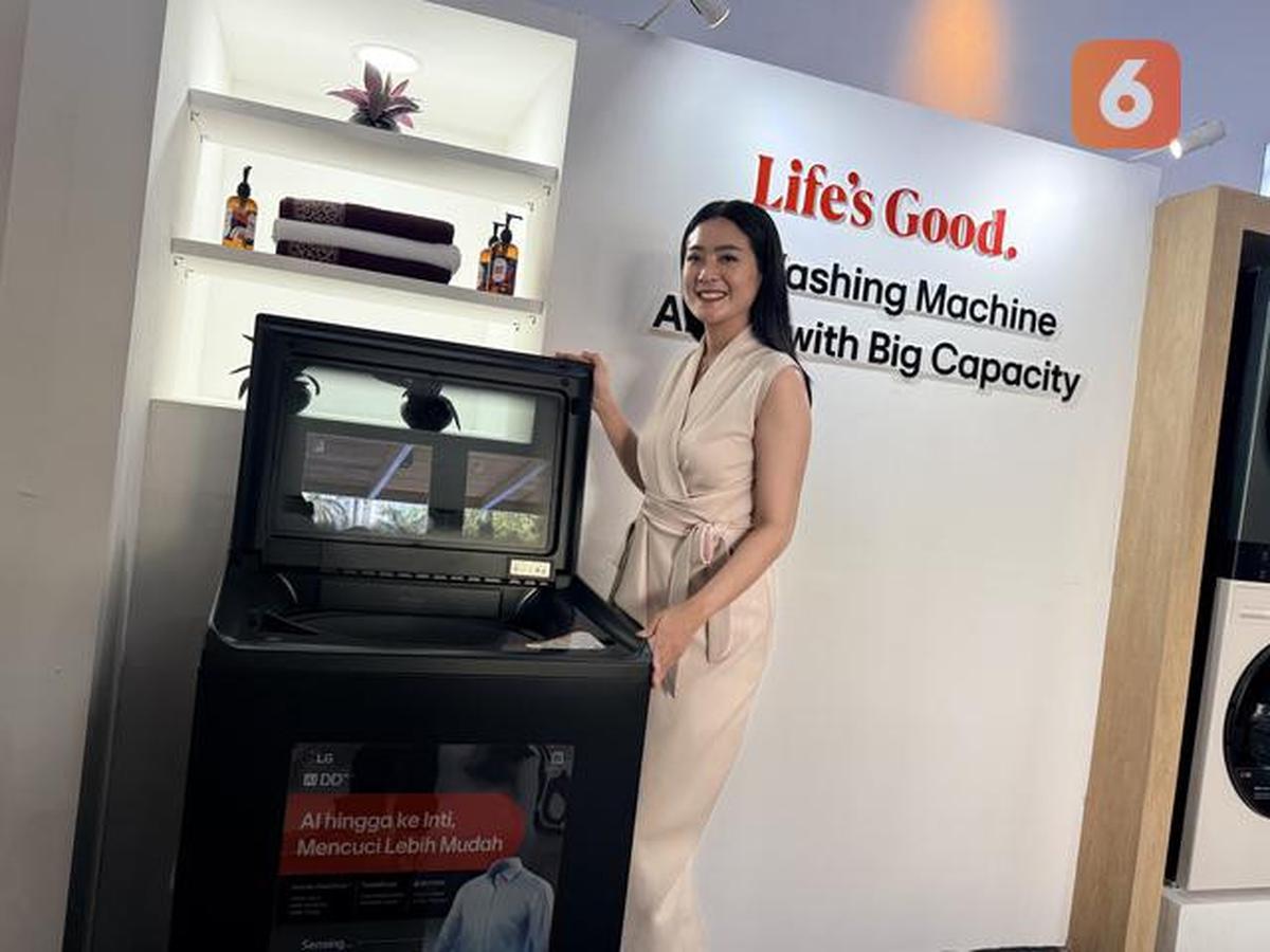 LG Suntik AI di Mesin Cuci Berukuran Jumbo untuk Mencuci Lebih 'Sat Set' dan Pakaian Lebih Awet