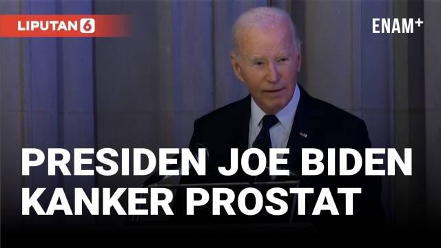 Mantan Presiden AS Joe Biden didiagnosis kanker prostat yang telah menyebar ke tulang, menurut pernyataan resmi kantornya hari Minggu (18/5).