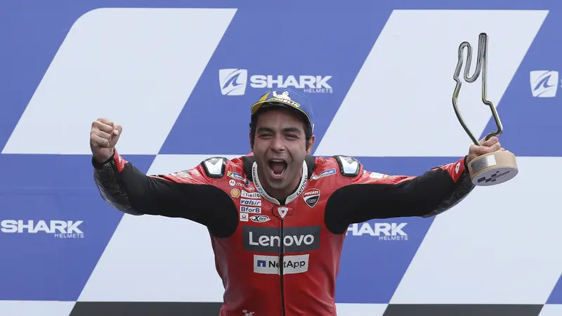 FOTO: Danilo Petrucci Tercepat di MotoGP Prancis 2020