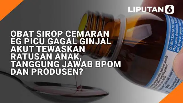 Setelah aturan penyetopan penjualan dan konsumsi obat sirup dikeluarkan, kasus gagal ginjal akut turun signifikan. Total penambahan kasus hanya ada 3 anak, sisanya adalah kasus lama yang baru saja masuk dalam catatan Kemenkes RI per Rabu, 26 Oktober ...