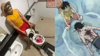 6 Cosplay Low Budget Anime One Piece Ini Kocak Banget (sumber: Instagram.com/lowcostcosplayth)