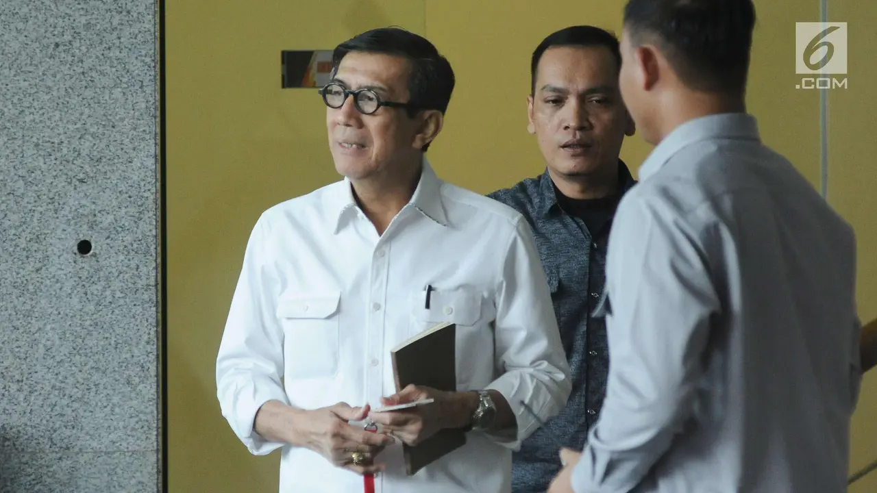 Menkumham Yasonna Laoly Diperiksa KPK