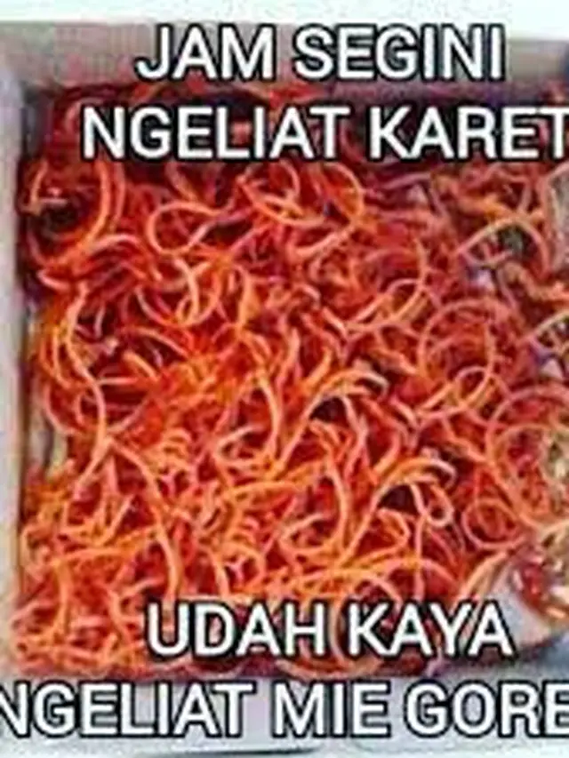 6 Imajinasi Makan Mi Goreng Padahal Karet Gelang Ini Bikin Tepuk Jidat