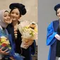 Ria Enes dan putri sulungnya yang baru saja lulus (Sumber: Instagram/atharania)