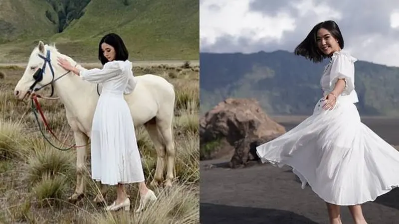 Jadi Model Video Klip, Ini 6 Momen Gisel Saat Berada di Gunung Bromo