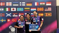 Ganda campuran Indonesia Rehan Naufal Kusharjanto/Gloria Emanuelle Widjaja menjuarai Polish Open 2025. Rehan/Gloria mengalahkan Kristoffer Kolding/Mette Werge dari Denmark&nbsp;pada laga final&nbsp;21-16, 14-21, dan 21-10 di Mosir Arena Małachowskiego, Minggu (23/3).&nbsp;(foto: PBSI)