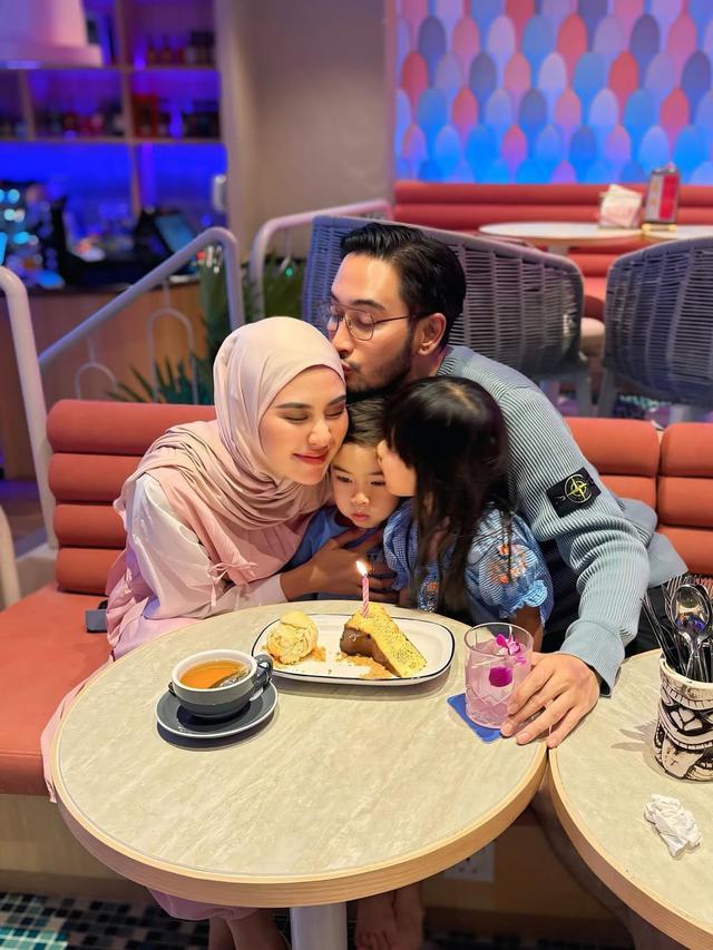 Potret Harmonis Keluarga Syahnaz Sadiqah dan Jeje Govinda. (instagram/syahnazs)