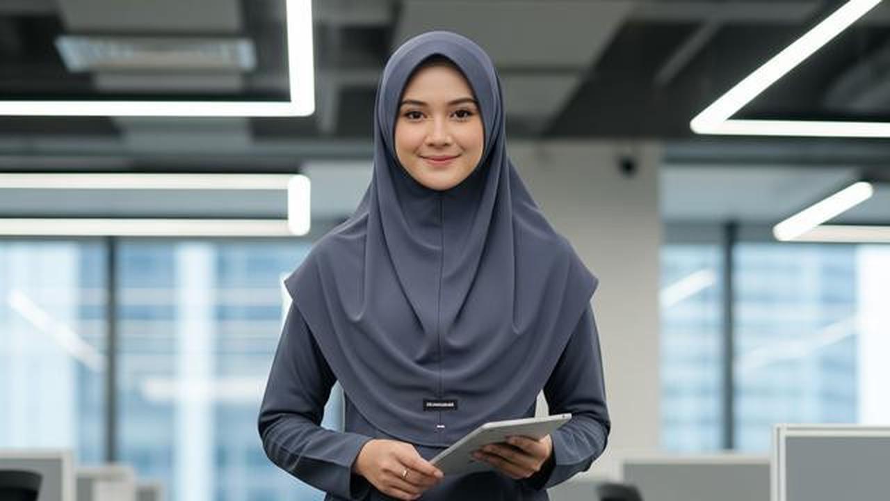 10 Gamis untuk Kerja yang Praktis dan Resmi, Inspirasi Tampil Elegan 2025