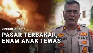 Pasar Terbakar, Enam Anak Tewas