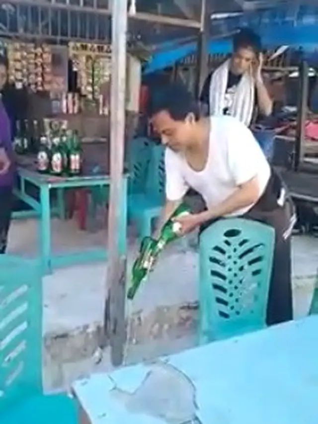 ustadz tumpahkan miras